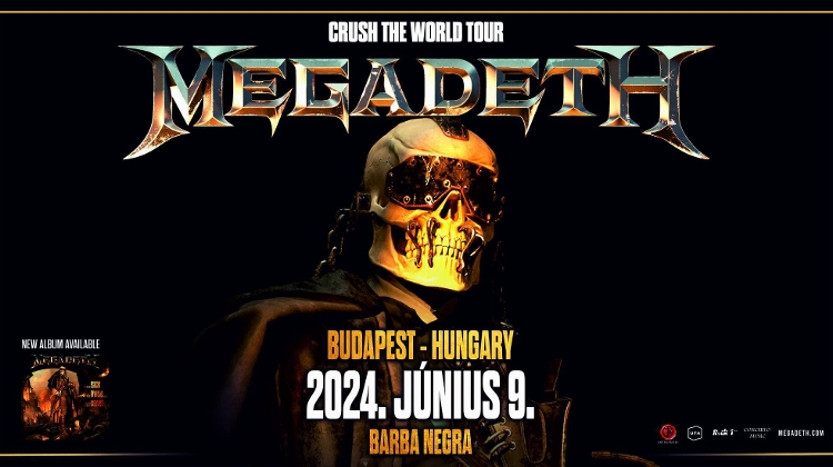 'Megadeth', Barba Negra, Budapest, 9 June